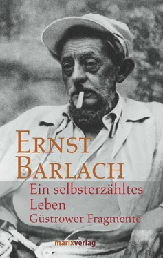 Ernst Barlach Ein selbsterzähltes Leben обложка книги