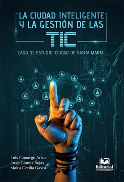 Luis Camargo La ciudad inteligente y la gestión de las TIC. Caso de estudio: ciudad de Santa Marta обложка книги