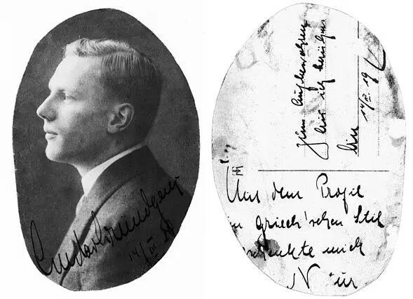 Widmungsphoto mit eigenhändiger Unterschrift vom 14 März 1919 Theatermuseum - фото 6