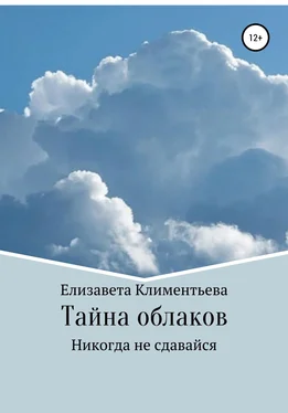 Елизавета Климентьева Тайна облаков. Никогда не сдавайся обложка книги