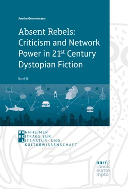 Annika Gonnermann Absent Rebels: Criticism and Network Power in 21st Century Dystopian Fiction обложка книги