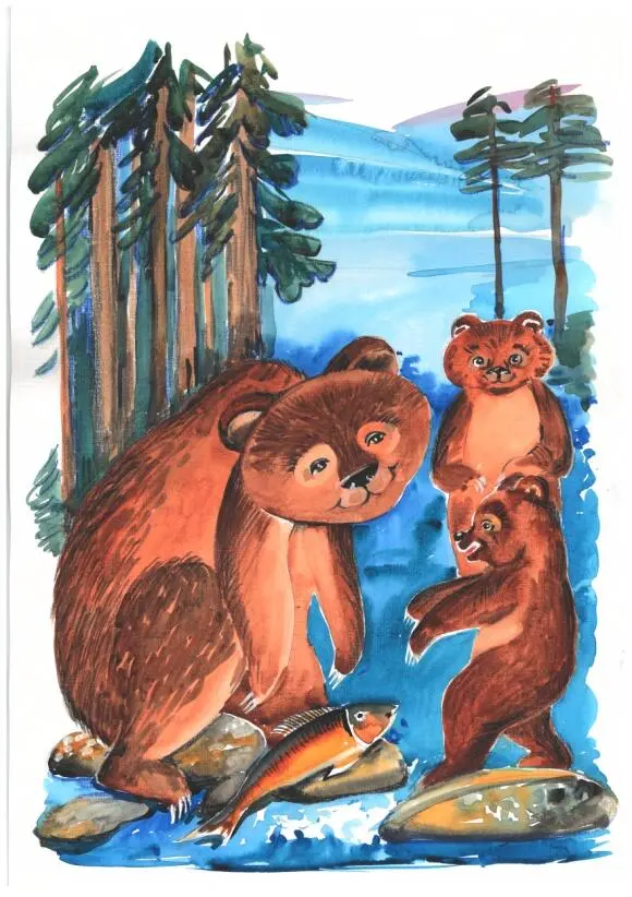 Многие километры тайги принадлежали медвежьей семье Набрести на земляничную - фото 1