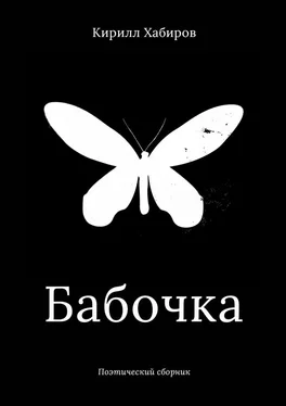 Кирилл Хабиров Бабочка. Поэтический сборник обложка книги