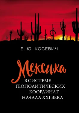 Екатерина Косевич Мексика в системе геополитических координат начала XXI века обложка книги