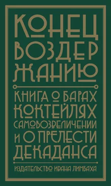 Ансель Ленц Конец воздержанию. Книга о барах, коктейлях, самовозвеличении и о прелести декаданса обложка книги