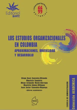 Mauricio Sanabria Los estudios organizacionales en Colombia обложка книги