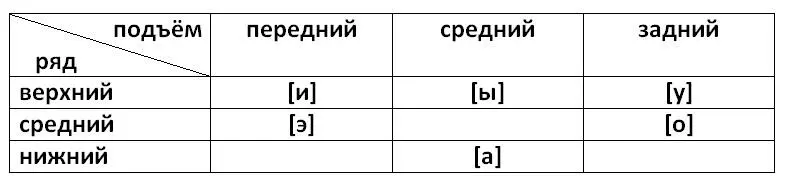 Деление гласных по участию губ По участию губ гласные подразделяются на - фото 1