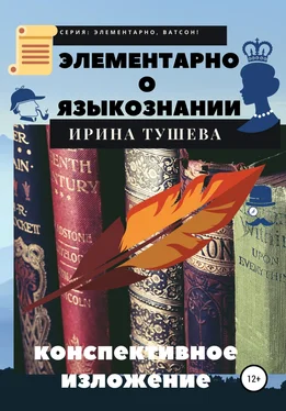 Ирина Тушева Элементарно о языкознании. Конспективное изложение обложка книги