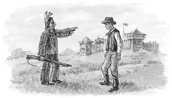 На другое утро индеец велел англичанину идти за собой Они шли долго и когда - фото 69