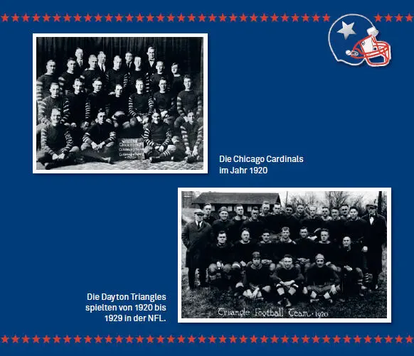 Zu den zehn Gründungsteams der APFA gehörten die Akron Pros Meister in der - фото 17
