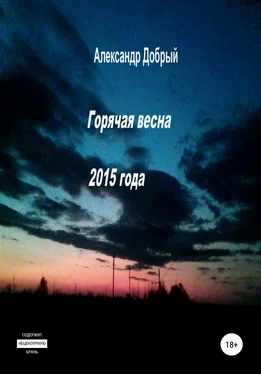 Александр Добрый Горячая весна 2015 года обложка книги