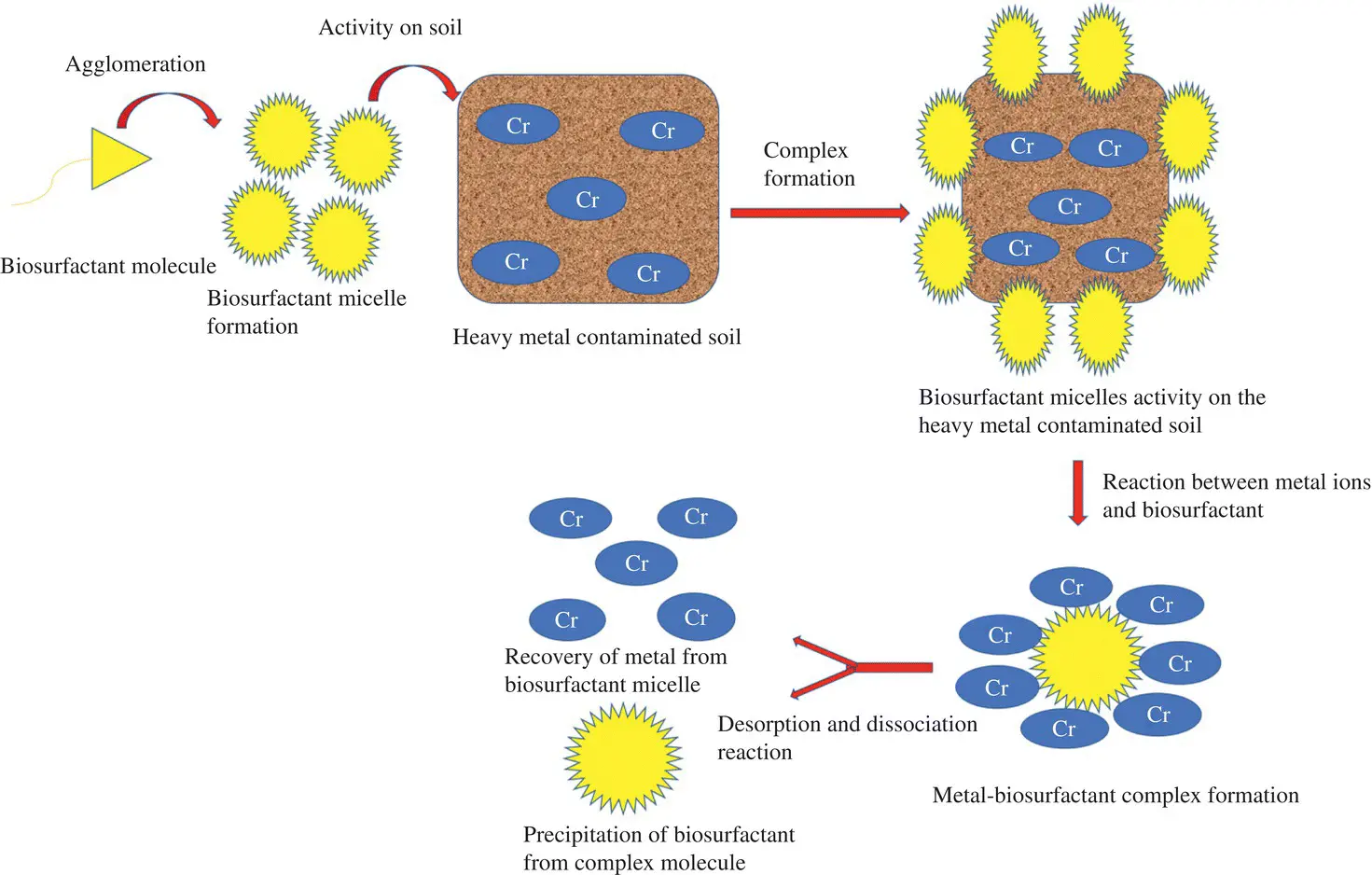 Figure 41 Biosurfactant mediated heavy metal remediation 44 Substrates Used - фото 72