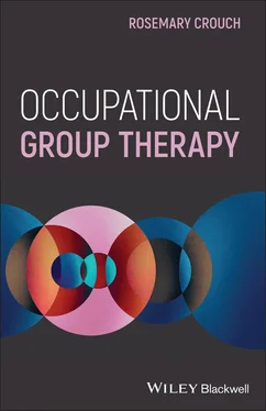 Rosemary Crouch Occupational Group Therapy обложка книги