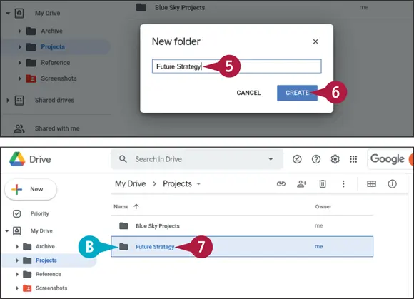 The New Folder dialog box opens Type the name for the new folder - фото 209