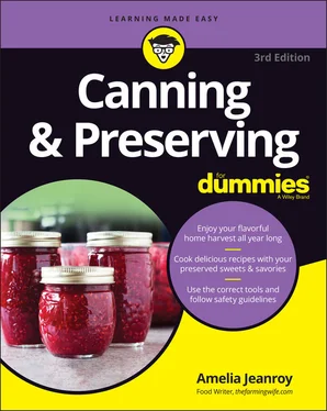 Amelia Jeanroy Canning & Preserving For Dummies обложка книги