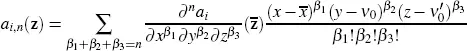 are the terms of the Taylor expansions of the functions aij z and ai z - фото 77