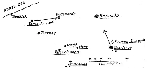 Showing effect of Ypres Charleroi and Fleurus in wholly throwing back the - фото 125
