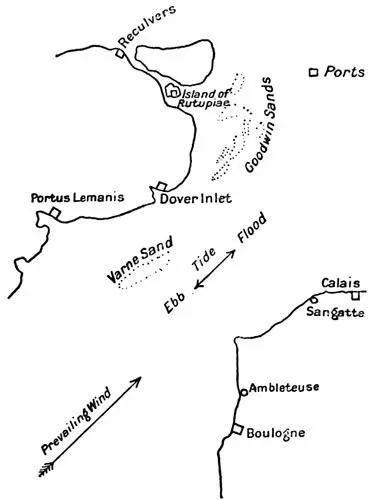 Similarly there is but a small section of the Kentish coast whence the further - фото 81