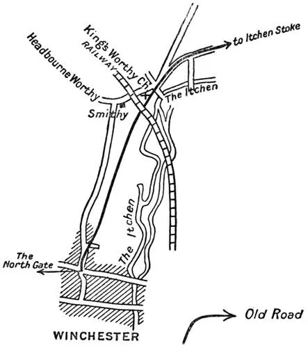 From this point it has been commonly imagined that the Old Road must have - фото 90
