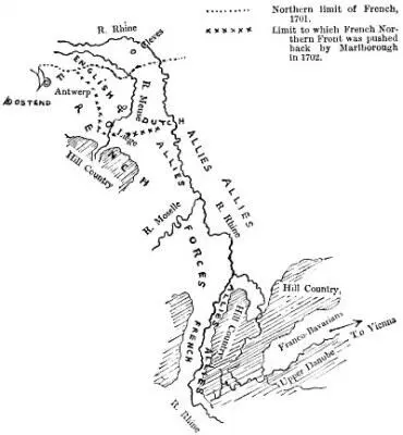 The General Situation in 1703 As to the second point the solid occupation of - фото 126