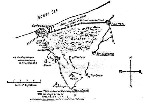 Operations round Dunquerque September 1793 The date of the 20th of August - фото 122