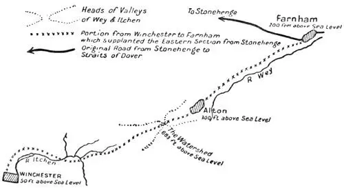 This tributary gradually superseded the western end of the trail and the Old - фото 86