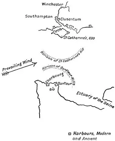 If the narrowing of the sea due to the northward projection of Normandy and - фото 83
