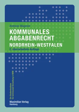 Andreas Wagener Kommunales Abgabenrecht Nordrhein-Westfalen обложка книги