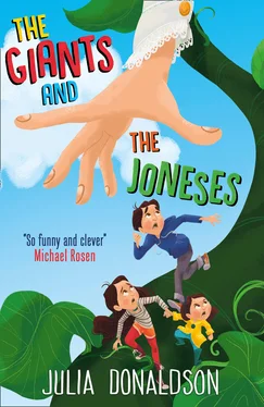 Julia Donaldson The Giants and the Joneses обложка книги