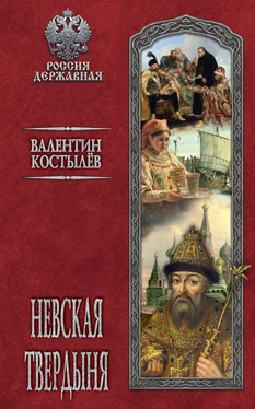 Валентин Костылев Невская твердыня обложка книги