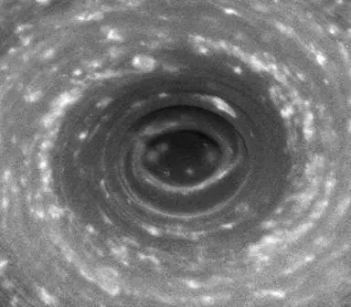 Abb 177 Der Sturm in Gestalt eines Auges am südlichen Pol des Saturns Diese - фото 183
