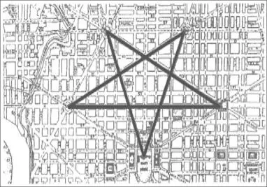 Abb 231 Invertiertes und verzerrtes Pentagramm im Straßennetz von Washington - фото 240