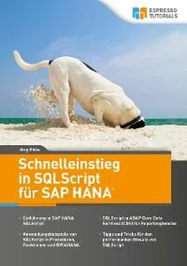Jörg Böke Schnelleinstieg in SQLScript für SAP HANA обложка книги
