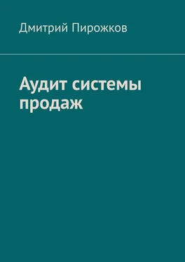 Дмитрий Пирожков Аудит системы продаж обложка книги