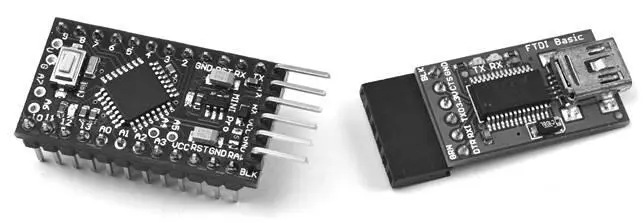 Рис 111Arduino Mini и Arduino Programmer Платы LilyPad и LilyPad USB Плата - фото 13