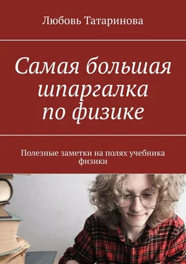 Любовь Татаринова Самая большая шпаргалка по физике. Полезные заметки на полях учебника физики обложка книги