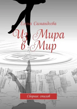 Елена Самандеева Из Мира в Мир. Сборник стихов обложка книги