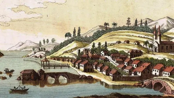 Вид города НостраСенеродельДестеро на острове СантаКатаринаРисунок из - фото 46