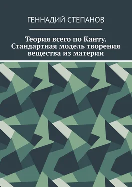 Геннадий Степанов Теория всего по Канту. Стандартная модель творения вещества из материи обложка книги