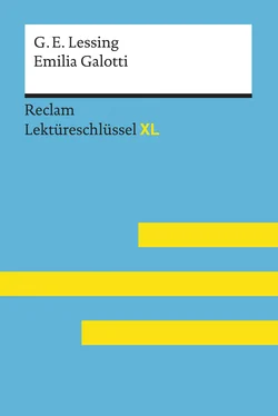 Theodor Pelster Emilia Galotti von Gotthold Ephraim Lessing: Reclam Lektüreschlüssel XL обложка книги