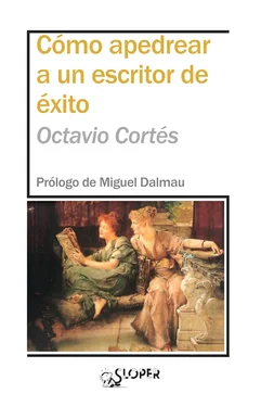 Octavio Cortés Cómo apedrear a un escritor de éxito обложка книги