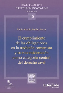 Paula Natalia Robles Bacca El cumplimiento de las organizaciones en la tradición romanista y su reconsideración como categoría central del derecho civil обложка книги