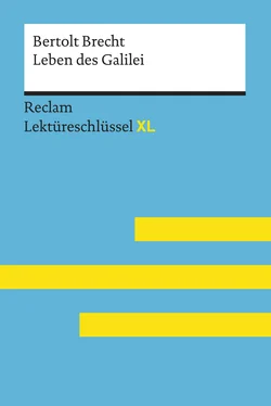 Maximilian Nutz Leben des Galilei von Bertolt Brecht: Reclam Lektüreschlüssel XL обложка книги