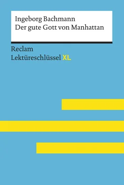 Joseph McVeigh Der gute Gott von Manhattan von Ingeborg Bachmann: Reclam Lektüreschlüssel XL обложка книги