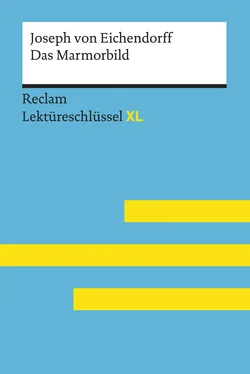 Wolfgang Pütz Das Marmorbild von Joseph von Eichendorff: Reclam Lektüreschlüssel XL обложка книги