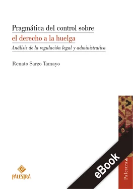 Renato Sarzo Pragmática del control sobre el derecho a la huelga обложка книги