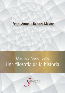 Pedro Antonio Benítez Mestre Maurice Nédoncelle: Una filosofía de la historia обложка книги