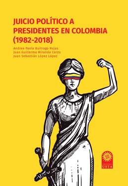 Juan Sebastián López López Juicio político a presidentes en Colombia (1982-2018) обложка книги