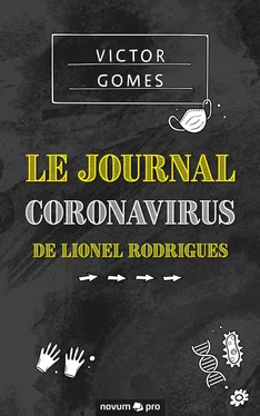 Victor Gomes Le Journal Coronavirus de Lionel Rodrigues обложка книги
