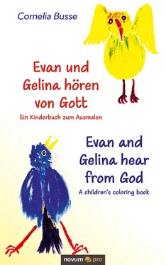 Cornelia Busse Evan und Gelina hören von Gott – Ein Kinderbuch zum Ausmalen обложка книги